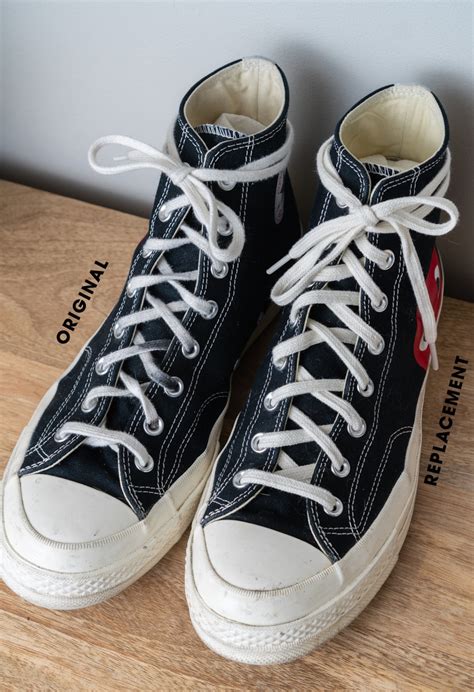 converse high top shoelaces.